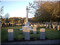 NJ8715 : WW2 Air Force graves at Dyce by Stanley Howe