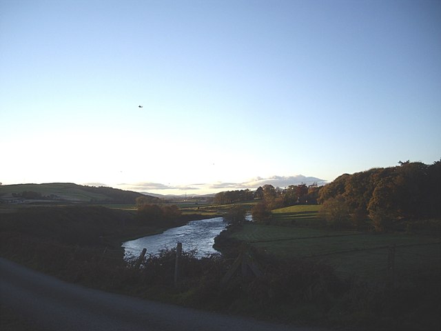 A reach of the River Don above Cothall