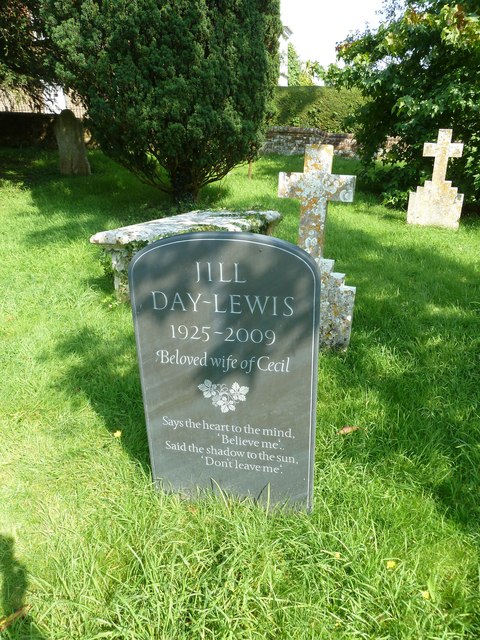 St Michael, Stinsford: grave of Jill Balcon