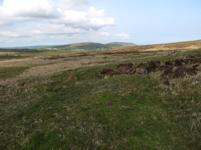A small moorland valley north of the Divis ridge