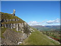 SO2114 : The Lonely Shepherd rock pillar from below by Jeremy Bolwell
