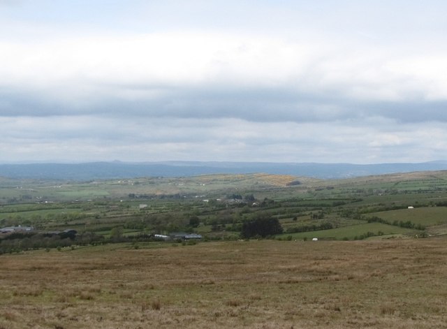 The moorland/farmland boundary north of Armstrong Hill