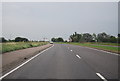 Approaching the end of the dual carriageway, A1014