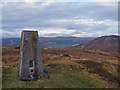 NH3804 : Triangulation pillar by the Corrieyairack Pass, Inverness-shire by Claire Pegrum