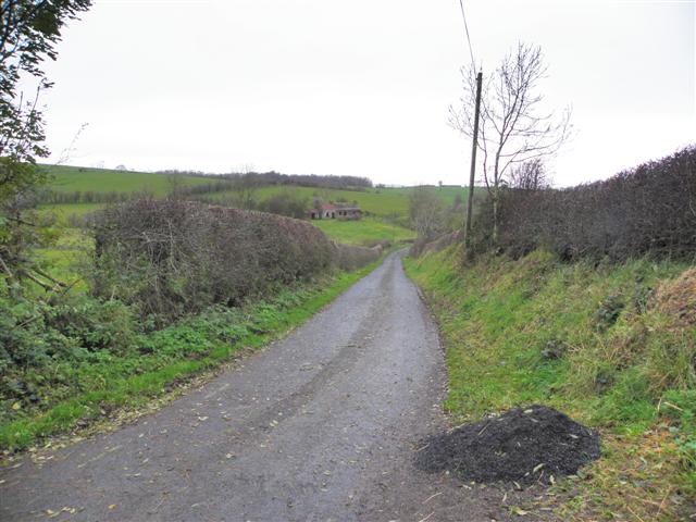 Steep road, Ballykeel