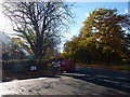 Post van on Mossley Hill Drive, Liverpool