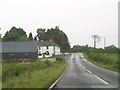 Farmhouse and buildings on the A46 at Drumcrow East