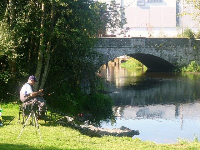 Fishing on the Dromore river