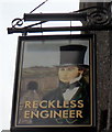 Reckless Engineer pub sign, Bristol