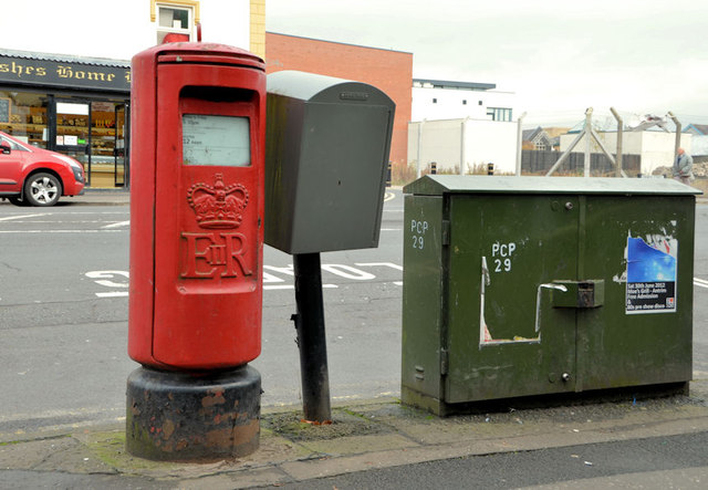 Pillar box and drop box, Antrim
