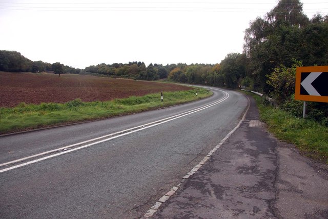 The A519 to Newcastle-Under-Lyme