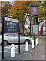 The Mount Tavern sign boards in Penn, Wolverhampton