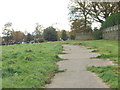 Footpath across Brighouse Cemetery - Whinney Hill Park