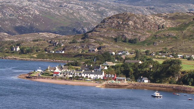 Shieldaig from the Applecross road © Andy Campbell :: Geograph Britain ...