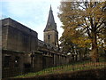 SK0494 : Glossop Parish Church and churchyard by Andrew Hill