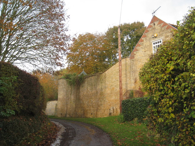 High Wall on Manor Lane, Burton by Lincoln