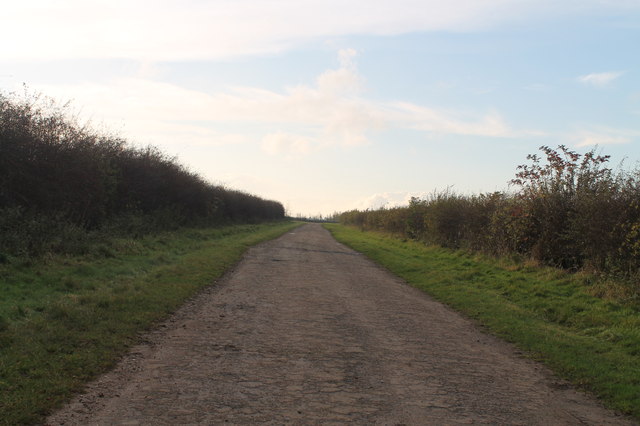 Track towards RAF Waddington