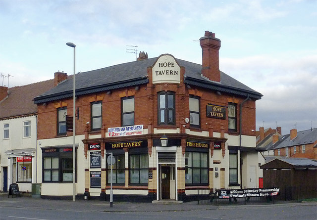 Hope Tavern north of Netherton, Dudley © Roger Kidd :: Geograph Britain ...