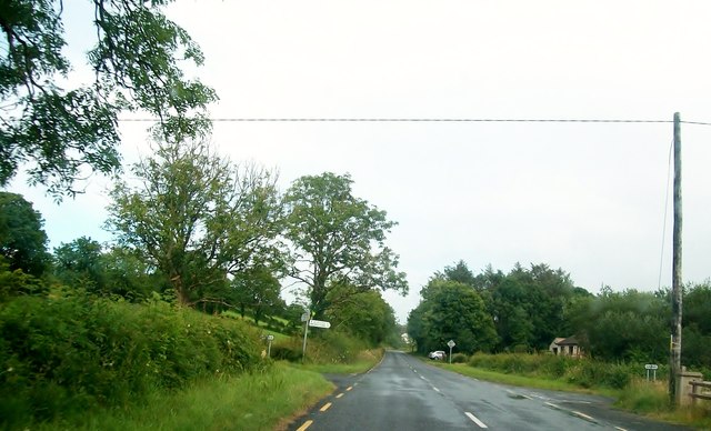 A minor crossroads on the R232 a mile or so east of Laghy