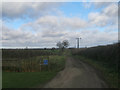 Moor Lane north of Bilton in Ainsty