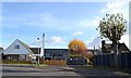 Moor Lane entrance to Bolsover School