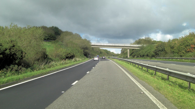 A30 footbridge to Higher Margate