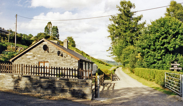 Road to Gwastadgoed Farm, 1999
