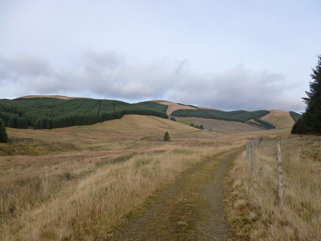 Southern Upland Way near Over Phawhope