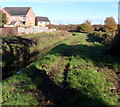 Track along Sea Wall Reen, Newport