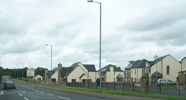 New housing estate on the north side of Lisnaskea
