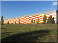 Colourful building near Gallions Reach