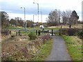 NZ1550 : Consett and Sunderland Railway Path crossing Gorecock Lane by Oliver Dixon