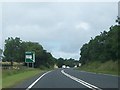 The A4 at the approach to the B140 turnoff for Lisbellaw