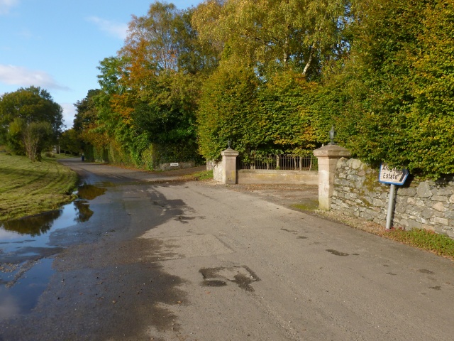 Access road in Shandon