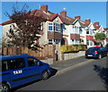 Two taxis in Ravenhill Avenue, Knowle, Bristol