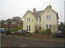 SU6352 : Houses in Burgess Road by Mr Ignavy