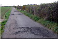 Three Shires Way on the lane to Lavendon Grange