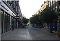 Pedestrianised shopping street