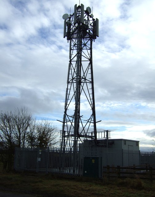 Communications mast off Lime Lane