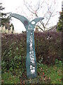 SE3613 : A National Cycle Network marker on Navvy Lane by Ian S