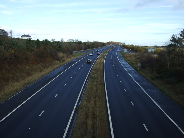 The A1(M) heading north