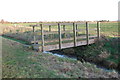 Footbridge over a drain on Romney Marsh