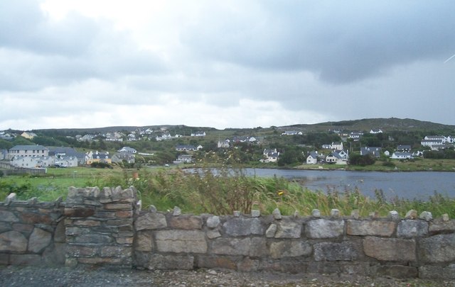 Houses on the shores of the Dungloe Inlet