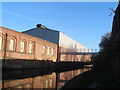 Works footbridge across the canal