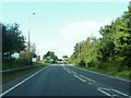 Approaching a roundabout at the junction of the A75 and the A76