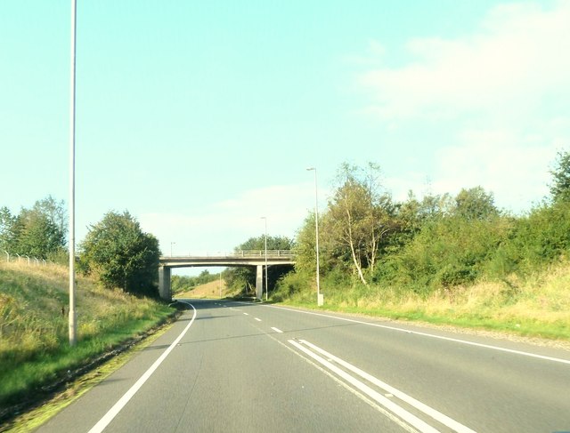 Bridge over the A75