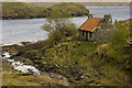 Ruined cottage beside Loch Maraig