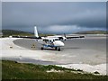 NF6905 : Barra Airport Arrivals by Steve Houldsworth
