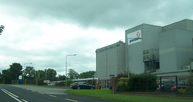 The Glanbia Cheese Factory south of Virginia