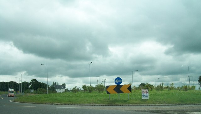 Roundabout on the N3 at Derver